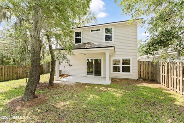 1339 Date St, Fernandina Beach, FL 32034 - back of house featuring ceiling fan and a patio area