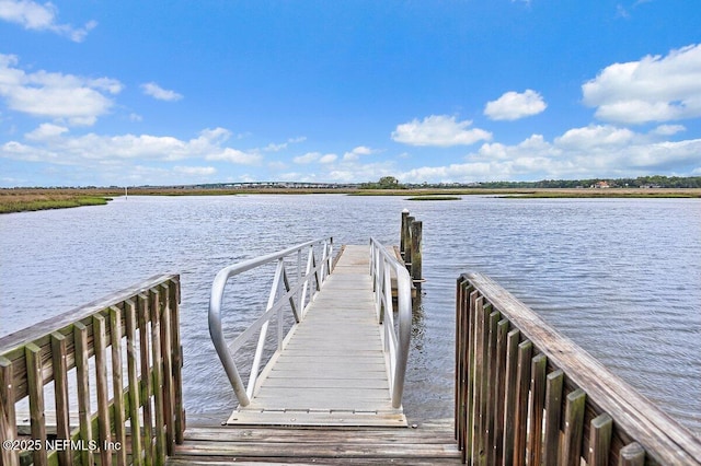 452 Dutton Island Rd W, Atlantic Beach, FL 32233 - dock with a water view