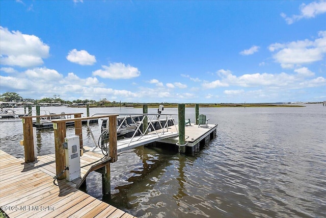 2540 Beach Blvd, Jacksonville Beach, FL 32250 - dock area featuring a water view