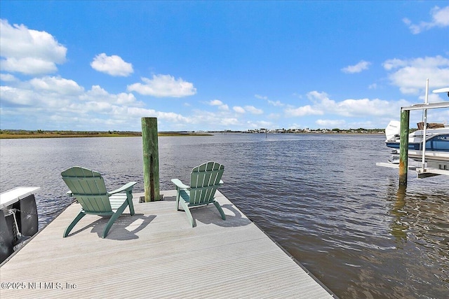 2540 Beach Blvd, Jacksonville Beach, FL 32250 - dock area featuring a water view