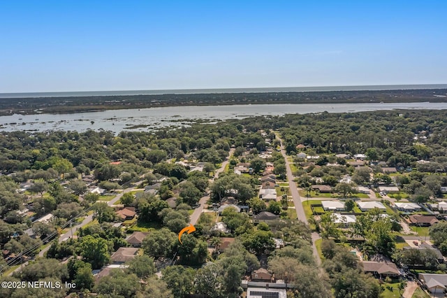 120 Swallow Rd, Saint Augustine, FL 32086 - aerial view of residential area featuring a large body of water