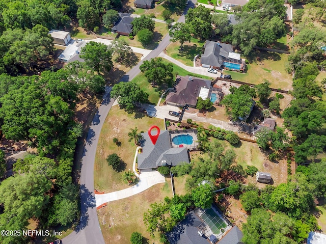 2072 Hawkcrest Dr E, Saint Johns, FL 32259 - drone / aerial view of a pool area