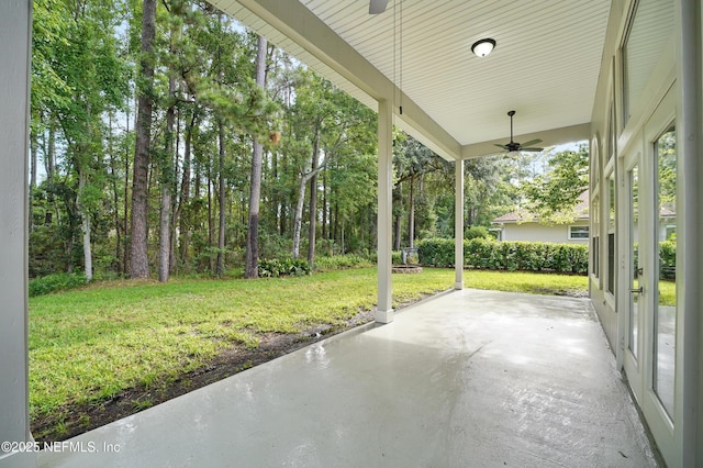 2012 Belle Grove Ter, Fleming Island, FL 32003 - view of patio / terrace featuring a ceiling fan