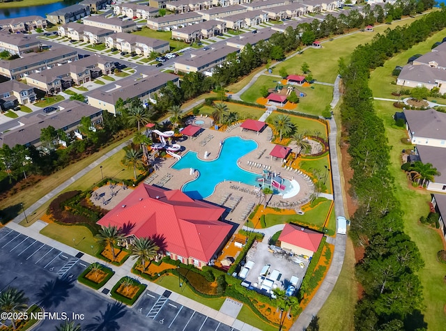 2012 Belle Grove Ter, Fleming Island, FL 32003 - drone / aerial view of a pool area