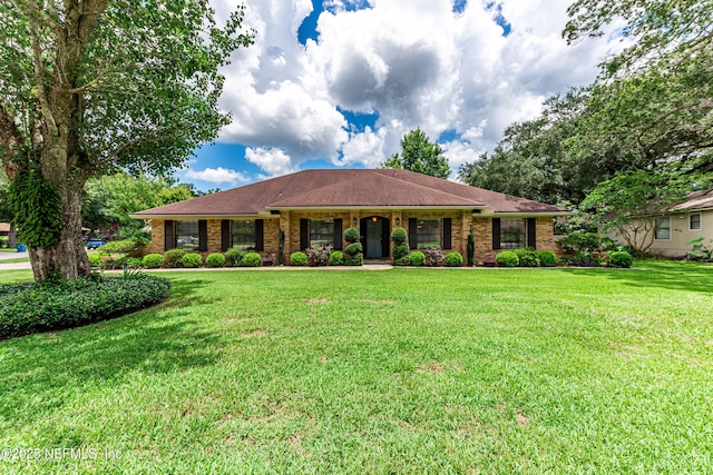 1835 Powder Springs Dr, Jacksonville, FL 32225 - single story home featuring a front lawn