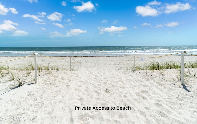 2100 Ocean Dr Unit Ph-2, Jacksonville Beach, FL 32250 - water view featuring nearby beach