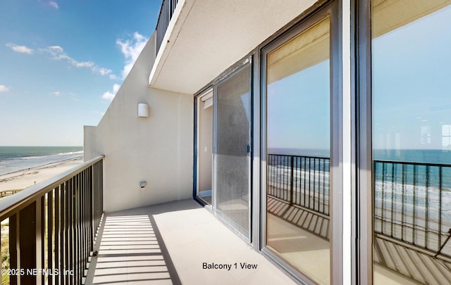 2100 Ocean Dr Unit Ph-2, Jacksonville Beach, FL 32250 - balcony with view of water and beach