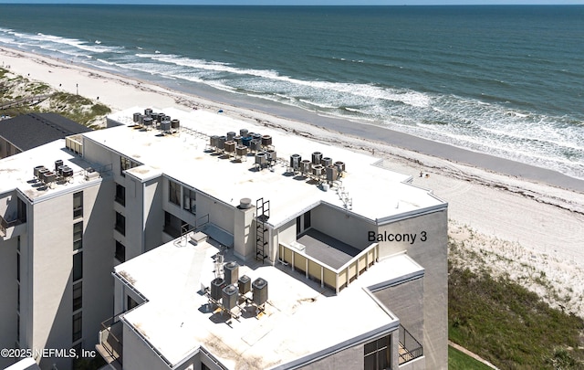 2100 Ocean Dr Unit Ph-2, Jacksonville Beach, FL 32250 - drone / aerial view of waterfront with a beach
