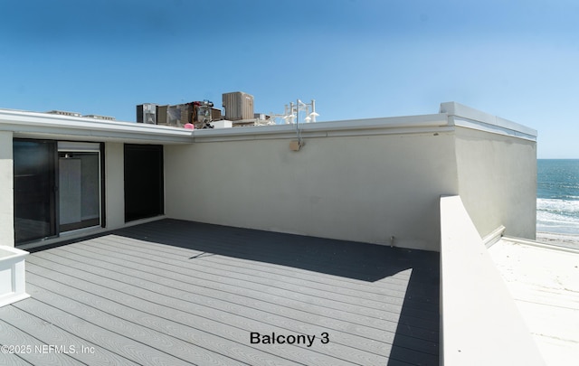2100 Ocean Dr Unit Ph-2, Jacksonville Beach, FL 32250 - deck with a water view
