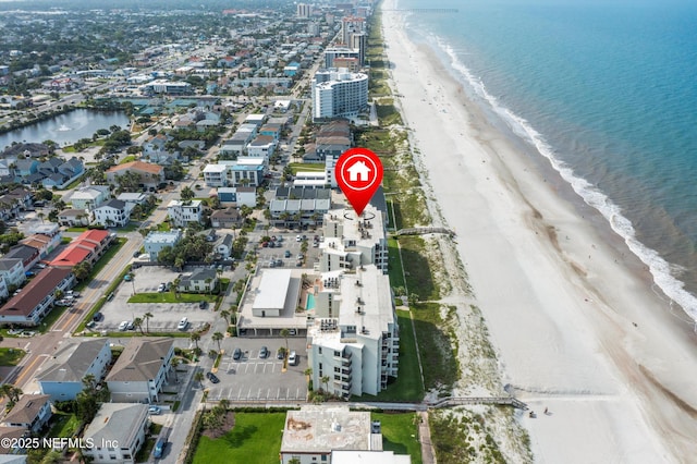 2100 Ocean Dr Unit Ph-2, Jacksonville Beach, FL 32250 - aerial view of property's location with waterfront with a beach