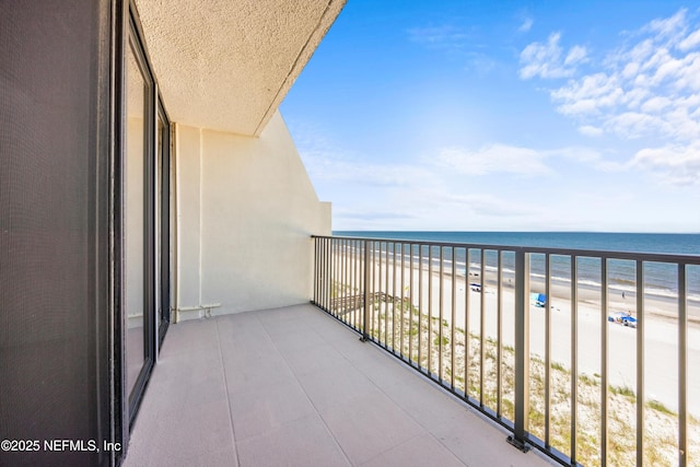 2100 Ocean Dr Unit Ph-2, Jacksonville Beach, FL 32250 - balcony with view of water and beach