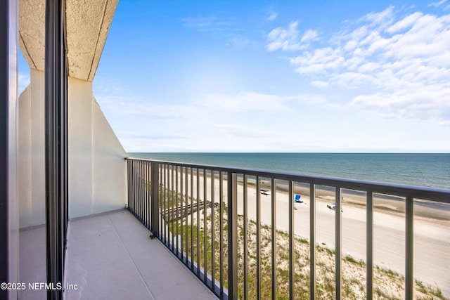 2100 Ocean Dr Unit Ph-2, Jacksonville Beach, FL 32250 - balcony with view of water and beach