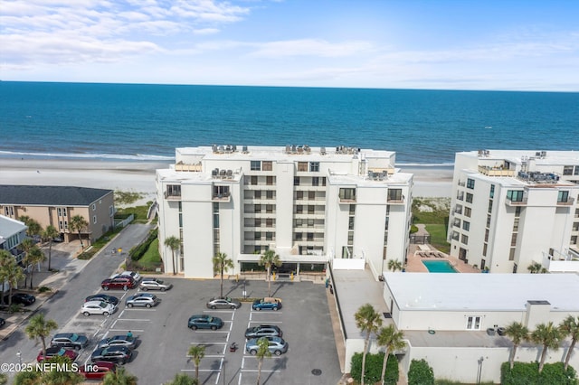 2100 Ocean Dr Unit Ph-2, Jacksonville Beach, FL 32250 - drone / aerial view of waterfront with a beach and apartment complex