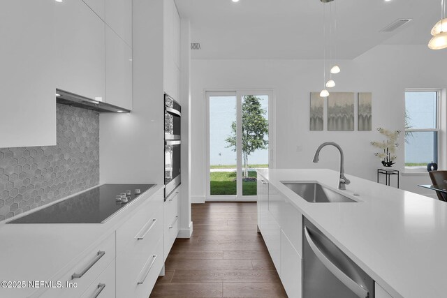 156 Capri Dr, Ormond Beach, FL 32176 - kitchen featuring dishwasher, modern cabinets, and a sink