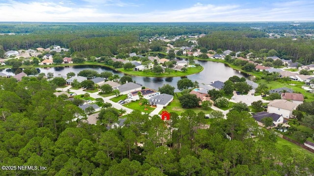 880 W American Eagle Dr, Saint Augustine, FL 32092 - view of property location with a heavily wooded area, a large body of water, and nearby suburban area