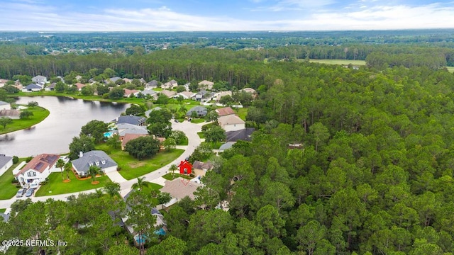 880 W American Eagle Dr, Saint Augustine, FL 32092 - aerial view of property's location with a heavily wooded area, nearby suburban area, and a large body of water
