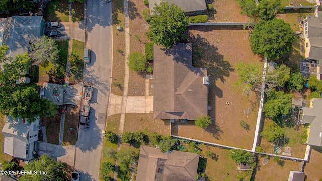 aerial view of residential area