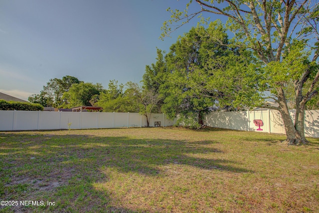 view of yard