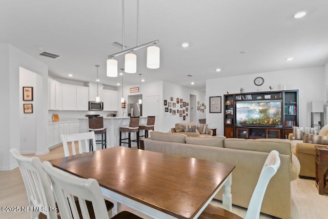 567 Flach Dr, Saint Johns, FL 32259 - dining area featuring recessed lighting and light wood-type flooring
