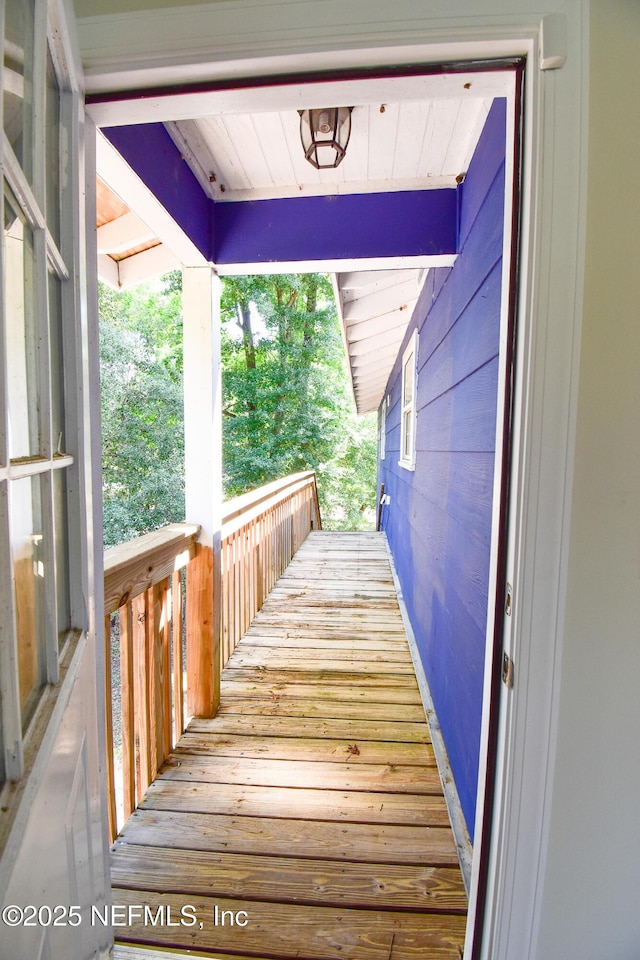 2873 Creek St, Middleburg, FL 32068 - view of wooden terrace