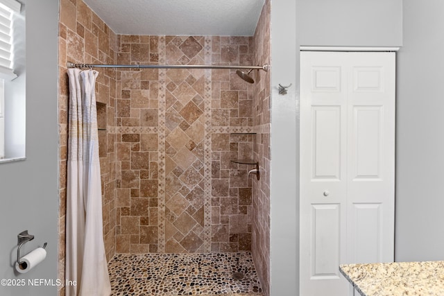 7013 Elfo Rd, Keystone Heights, FL 32656 - full bathroom featuring a stall shower and a closet