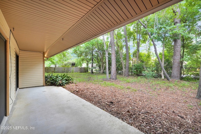 11711 Sparkleberry Ln, Jacksonville, FL 32223 - view of patio / terrace featuring fence