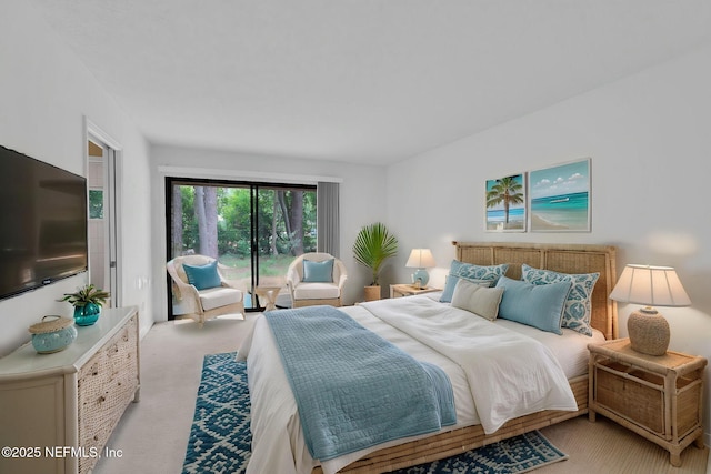 11711 Sparkleberry Ln, Jacksonville, FL 32223 - bedroom featuring light carpet and access to exterior