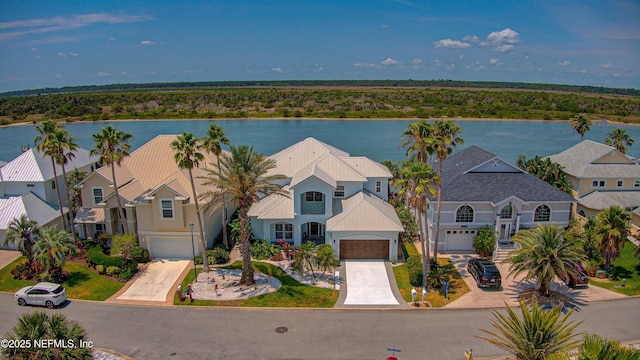 9155 June Ln, Saint Augustine Beach, FL 32080 - aerial view of property and surrounding area with a nearby body of water