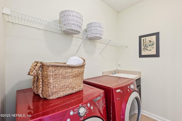 1466 Oldenburg Dr, Jacksonville, FL 32218 - washroom featuring independent washer and dryer and baseboards