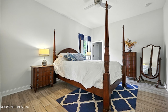 2919 Brettungar Dr, Jacksonville, FL 32224 - bedroom featuring wood finish floors and ceiling fan