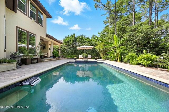 2919 Brettungar Dr, Jacksonville, FL 32224 - outdoor pool featuring a patio area