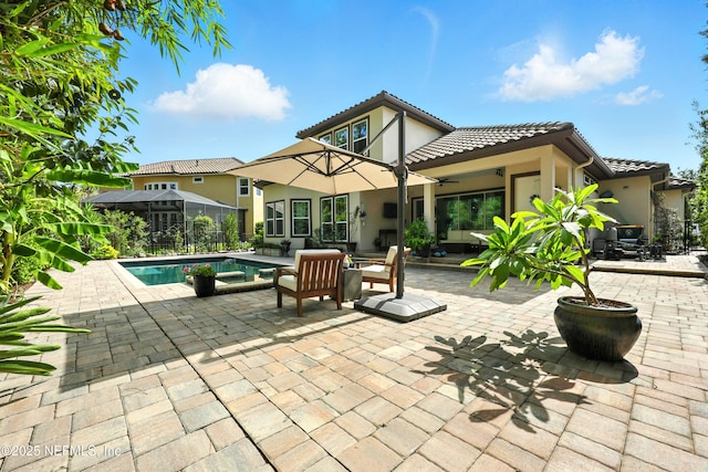 2919 Brettungar Dr, Jacksonville, FL 32224 - view of patio featuring an outdoor pool