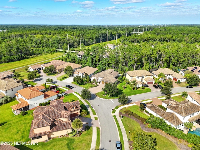 2919 Brettungar Dr, Jacksonville, FL 32224 - aerial view of residential area featuring a heavily wooded area