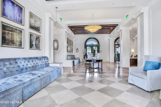 2919 Brettungar Dr, Jacksonville, FL 32224 - lobby with beam ceiling