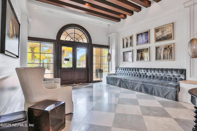 2919 Brettungar Dr, Jacksonville, FL 32224 - community lobby featuring beam ceiling