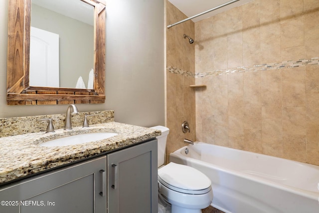 100 Fairway Park Blvd Unit 1306, Ponte Vedra Beach, FL 32082 - full bathroom featuring toilet, vanity, and tub / shower combination