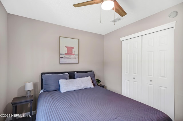 1573 Aletha Dr, Jacksonville, FL 32211 - bedroom featuring a closet and ceiling fan