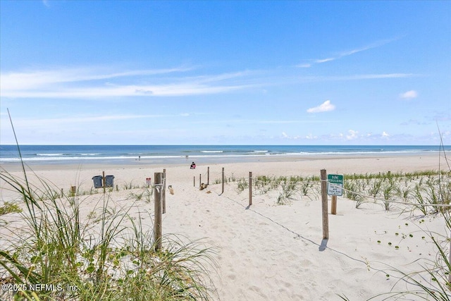 water view with local beach