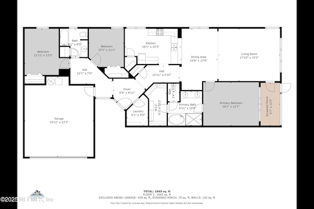 2120 Stone Creek Dr Unit E, Fleming Island, FL 32003 - room layout