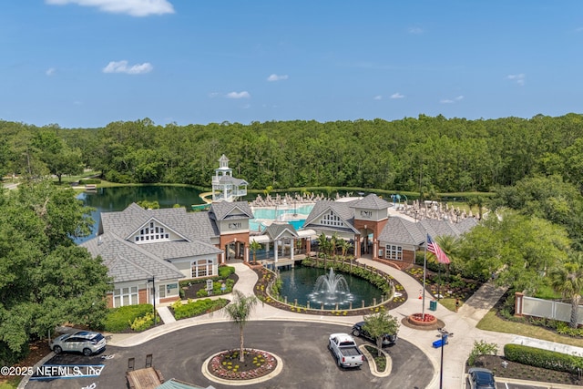 2120 Stone Creek Dr Unit E, Fleming Island, FL 32003 - bird's eye view of a forest