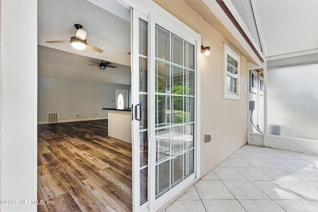12613 Deeder Ln, Jacksonville, FL 32258 - property entrance featuring ceiling fan