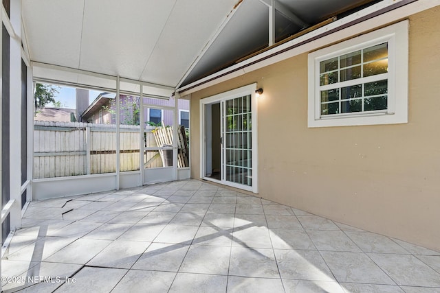 12613 Deeder Ln, Jacksonville, FL 32258 - unfurnished sunroom with vaulted ceiling