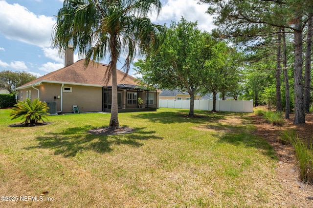 232 Porta Rosa Cir, Saint Augustine, FL 32092 - view of yard featuring central AC unit