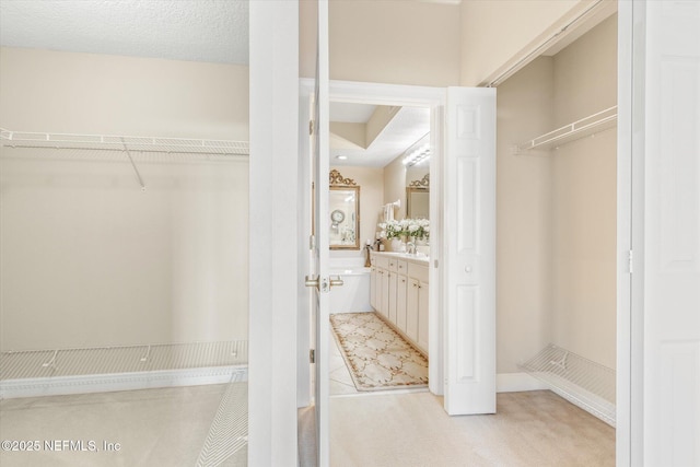 425 N Ocean Grande Dr Unit 205, Ponte Vedra Beach, FL 32082 - walk in closet featuring light carpet