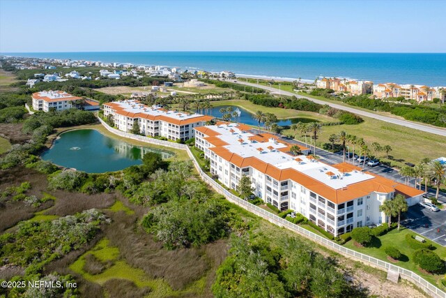 425 N Ocean Grande Dr Unit 205, Ponte Vedra Beach, FL 32082 - drone / aerial view of apartment complex and a large body of water
