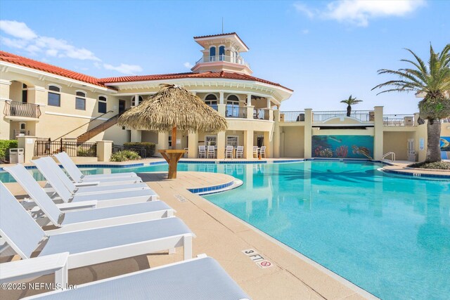 425 N Ocean Grande Dr Unit 205, Ponte Vedra Beach, FL 32082 - community pool featuring a patio