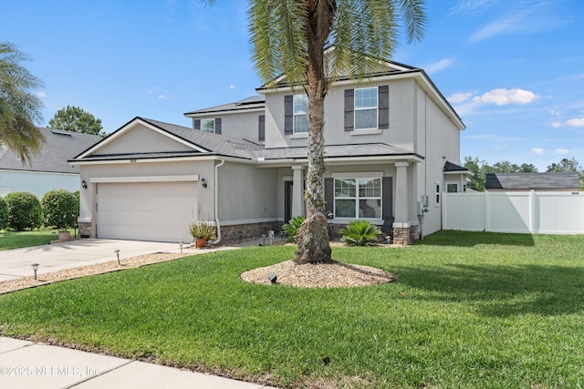 4008 Cormorant Ln, Middleburg, FL 32068 - traditional-style home featuring stucco siding, an attached garage, driveway, and a shingled roof