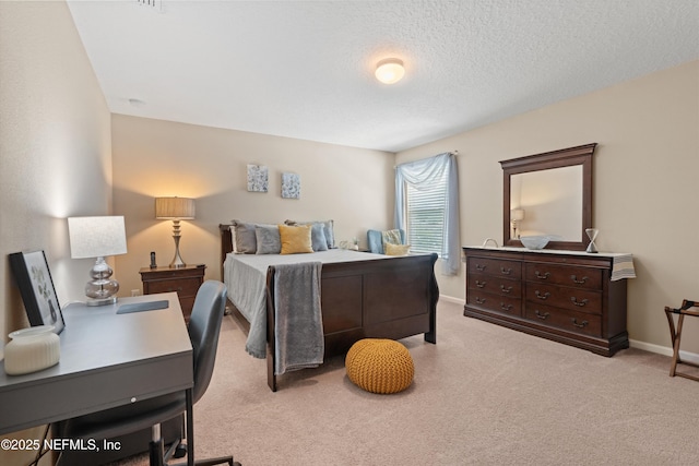 4008 Cormorant Ln, Middleburg, FL 32068 - bedroom featuring carpet flooring, baseboards, and a textured ceiling