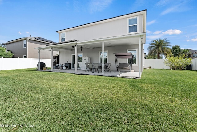 4008 Cormorant Ln, Middleburg, FL 32068 - rear view of house with a patio area