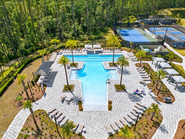 1459 Stillwater Blvd, Saint Johns, FL 32259 - community pool featuring fence and a wooded view